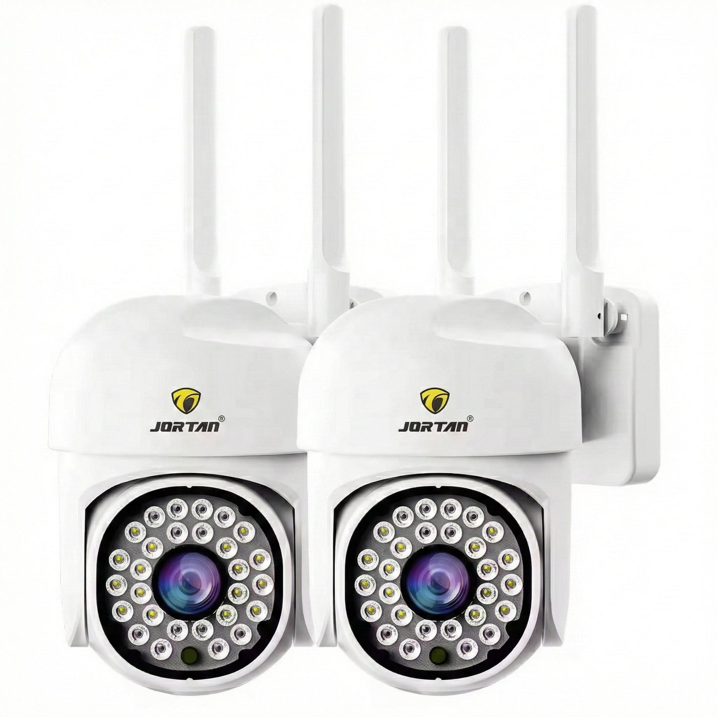 Set 2 Camere Wifi Jortan 8161QJ, 2 Megapixeli, 28 PIR LED, Night Vision, Smart Tracking