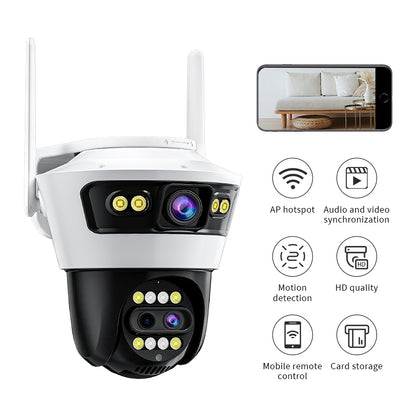 Camera de Supraveghere Jortan 5 Pro Wifi, 9 Megapixeli, Zoom 8X, Night Color, Audio Bidirectional
