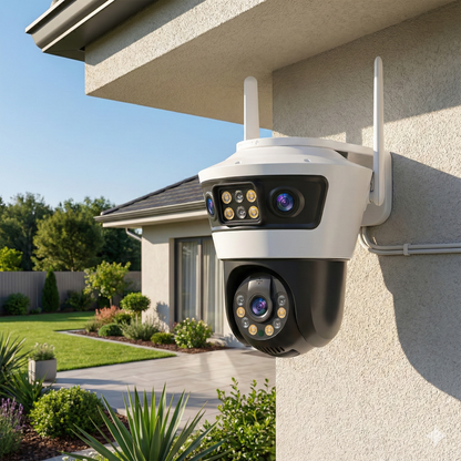 Camera de Supraveghere Jortan 6 Wifi, 9 Megapixeli, Rezolutie 2K, Night Color, Smart Tracking